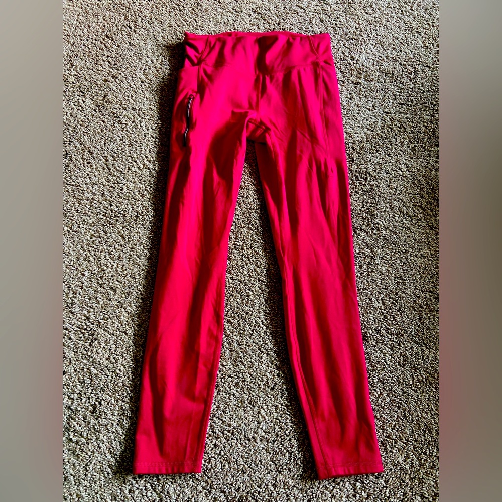 Pink leggings w/ pockets